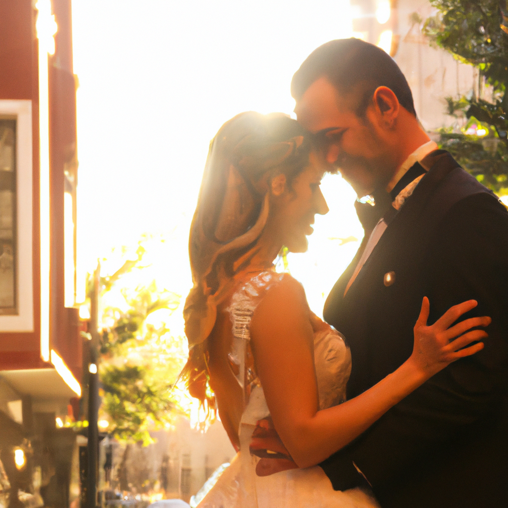 Boda íntima con luz de atardecer en Barrio Italia