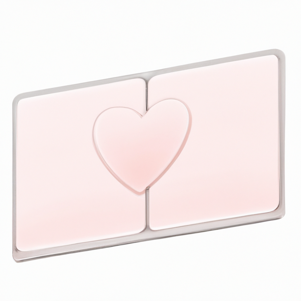 Ilustración de carpeta vacía con un corazón, estilo minimalista, colores suaves, fondo claro